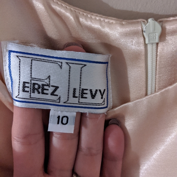 90s Bias Cut Satin Evening Dress - Picture 4 of 4